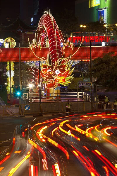 Singapore, New Bridge Road, Chinatown, Chinese New Year Celebrations