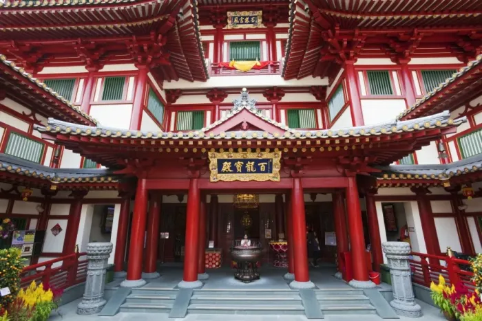 Framed Print : Singapore, Singapore, Chinatown. Buddha Tooth Relic Temple and Museum