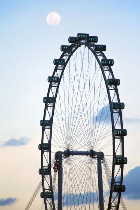 Framed Print : Singapore, Singapore Flyer, the largest Ferris wheel in the world Framed Print : Singapore, Singapore Flyer, the largest Ferris wheel in the world