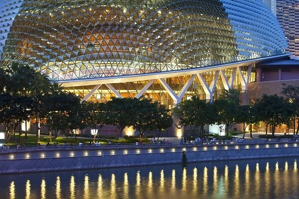 Singapore, Singapore, Marina Bay. Esplanade - Theatres on the Bay building