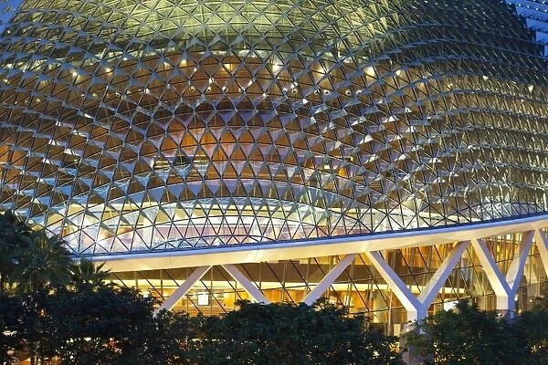 Singapore, Singapore, Marina Bay. Esplanade - Theatres on the Bay building