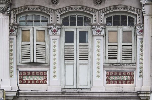Singapore, traditional shophouse architecture