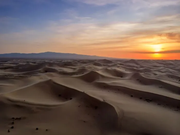 Framed Print : Singing Sand Dunes at Khongoryn Els, Gobi Gurvasaikhan National Park, Gobi Desert