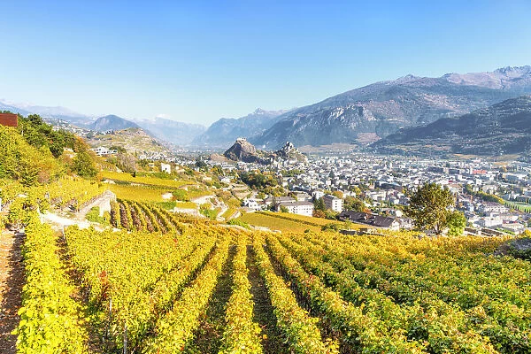 Sion, Canton of Valais, Switzerland, Europe