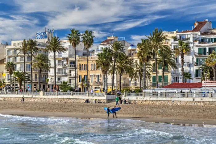 Framed Print : Sitges, Catalonia, Spain Framed Print : Sitges, Catalonia, Spain