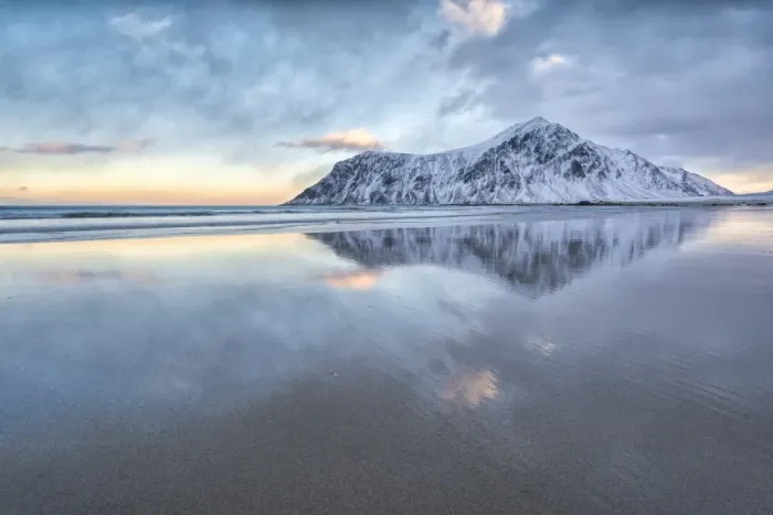 Framed Print : Skagsanden beach, Flakstad - Lofoten Islands, Norway Framed Print : Skagsanden beach, Flakstad - Lofoten Islands, Norway