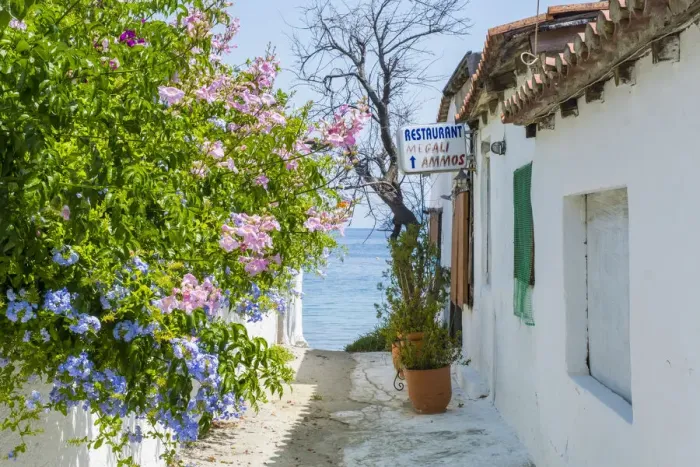 Framed Print : Skiathos Town, Skiathos, Sporade Islands, Greece Framed Print : Skiathos Town, Skiathos, Sporade Islands, Greece