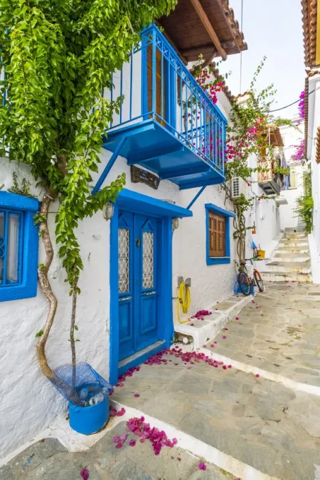 Framed Print : Skiathos Town, Skiathos, Sporade Islands, Greece Framed Print : Skiathos Town, Skiathos, Sporade Islands, Greece