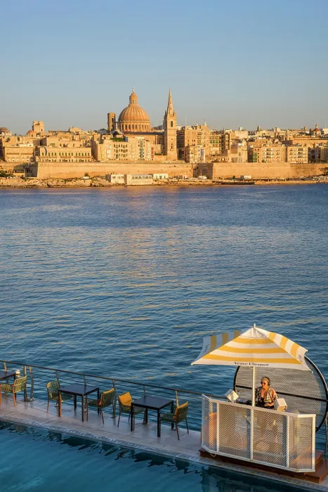 Framed Print : Skyline with Basilica of our Lady of Mount Carmel Dome and St.Pauls Anglican Cathedral Spire, Valletta, Malta Framed Print : Skyline with Basilica of our Lady of Mount Carmel Dome and St.Pauls Anglican Cathedral Spire, Valletta, Malta