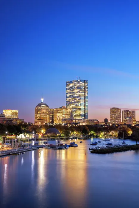 Framed Print : Skyline of Back Bay from across the Charles River, Boston, Massachusetts, USA Framed Print : Skyline of Back Bay from across the Charles River, Boston, Massachusetts, USA