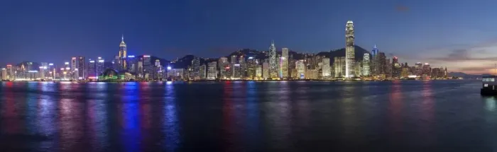 Framed Print : Skyline of Central, Hong Kong Island, from Victoria Harbour, Hong Kong, China, Asia Framed Print : Skyline of Central, Hong Kong Island, from Victoria Harbour, Hong Kong, China, Asia