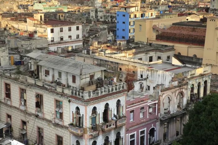 Framed Print : Skyline of Centro Habana, Havana, Cuba Framed Print : Skyline of Centro Habana, Havana, Cuba
