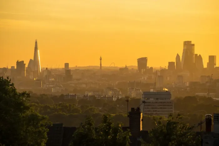 Framed Print : Skyline of City of London & The Shard, London, England, UK Framed Print : Skyline of City of London & The Shard, London, England, UK