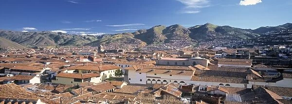 Skyline of Cusco, Peru