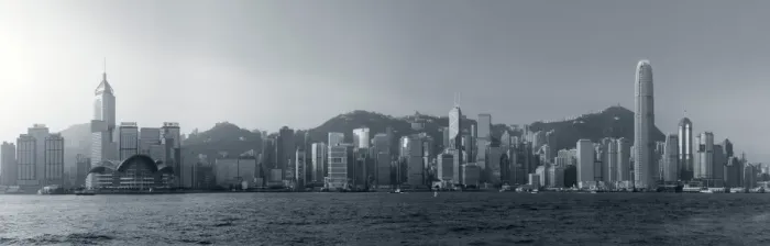 Framed Print : Skyline of Hong Kong Island from Kowloon, Hong Kong, China Framed Print : Skyline of Hong Kong Island from Kowloon, Hong Kong, China