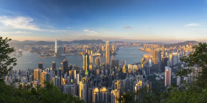 Framed Print : Skyline of Hong Kong Island and Kowloon from Victoria Peak, Hong Kong Island, Hong Kong Framed Print : Skyline of Hong Kong Island and Kowloon from Victoria Peak, Hong Kong Island, Hong Kong