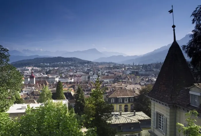 Framed Print : Skyline, Luzern (Lucerne) Framed Print : Skyline, Luzern (Lucerne)