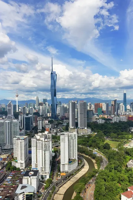 Framed Print : Skyline with Merdeka 118 skyscraper, Kuala Lumpur, Selangor, Malaysia