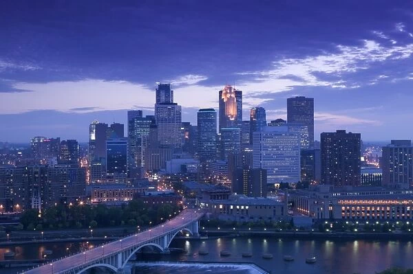 Skyline of Minneapolis, Minnesota, USA