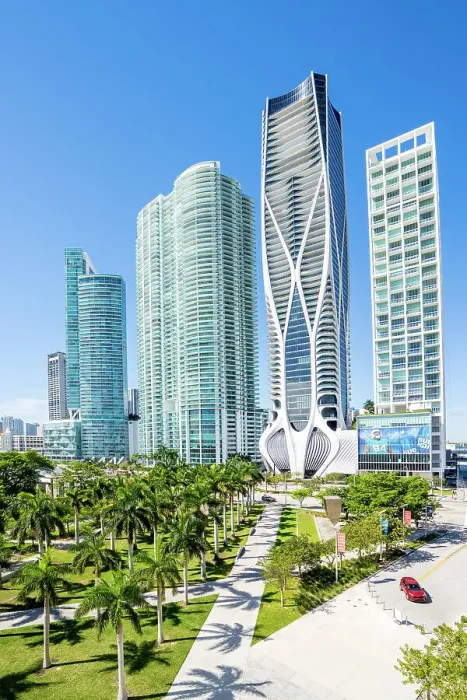 Framed Print : Skyline, One Museum Plaza, Frost Science Museum and Perez Art Museum, Downtown Miami Miami City, South Florida, USA Framed Print : Skyline, One Museum Plaza, Frost Science Museum and Perez Art Museum, Downtown Miami Miami City, South Florida, USA