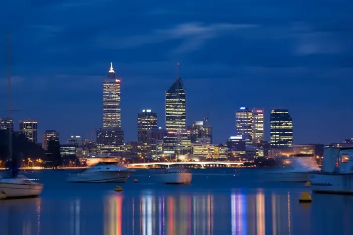 Framed Print : Skyline, Perth, Western Australia, Australia Framed Print : Skyline, Perth, Western Australia, Australia