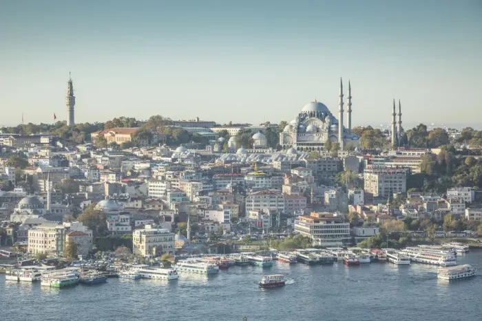 Framed Print : Skyline of Sultanahmet and the Golden Horn, Istanbul, Turkey Framed Print : Skyline of Sultanahmet and the Golden Horn, Istanbul, Turkey