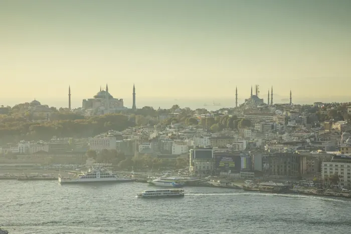 Framed Print : Skyline of Sultanahmet and the Golden Horn, Istanbul, Turkey Framed Print : Skyline of Sultanahmet and the Golden Horn, Istanbul, Turkey