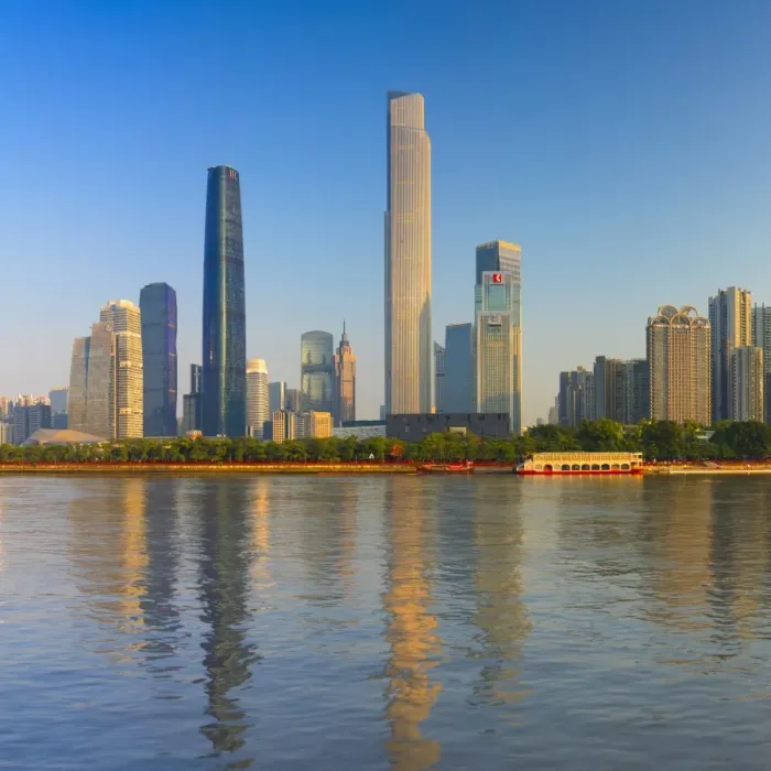 Framed Print : Skyline of Tianhe, Guangzhou, Guangdong, China Framed Print : Skyline of Tianhe, Guangzhou, Guangdong, China