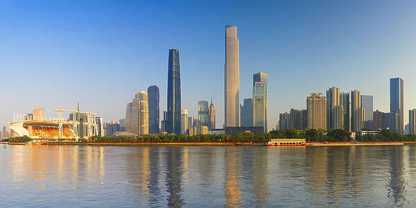 Skyline of Tianhe, Guangzhou, Guangdong, China
