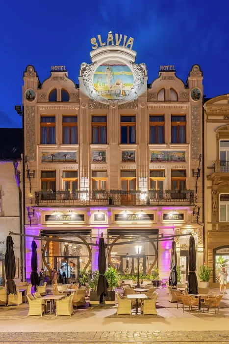 Framed Print : Slavia Hotel and Cafe, Kosice, Slovakia Framed Print : Slavia Hotel and Cafe, Kosice, Slovakia