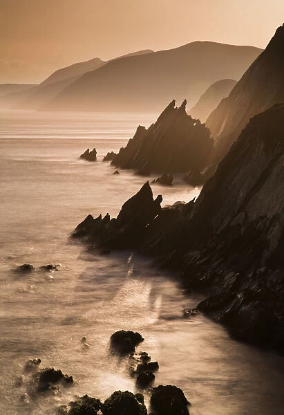 Slea Head at dusk, Dingle Peninsular, Co. Kerry, Republic of Ireland