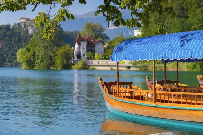 Framed Print : Slovenia, Julian Alps, Upper Carniola, Bled, Lake Bled, Pleasure Boats Framed Print : Slovenia, Julian Alps, Upper Carniola, Bled, Lake Bled, Pleasure Boats
