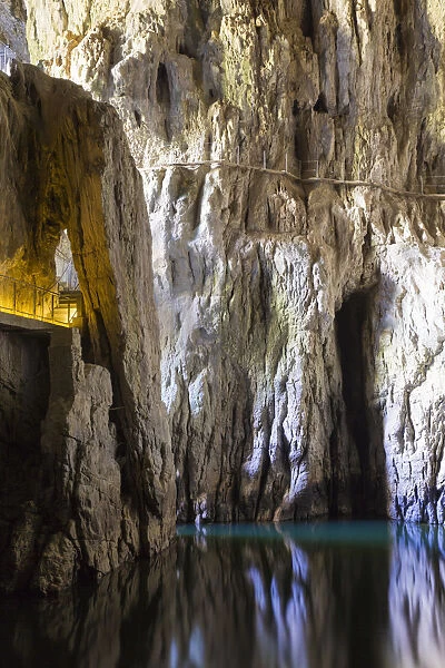 Slovenia, Karst Region, Skocjan. Skocjan Caves Park, a UNESCO World Heritage Site