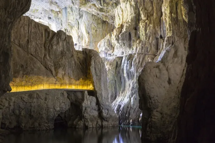 Framed Print : Slovenia, Karst Region, Skocjan. Skocjan Caves Park, a UNESCO World Heritage Site