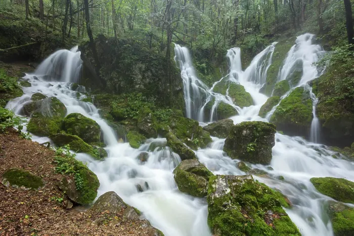 Framed Print : Slovenia, near Illirska Bistrica town, Susec waterfall Framed Print : Slovenia, near Illirska Bistrica town, Susec waterfall
