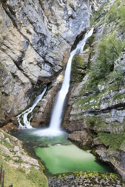 Slovenia, Triglav National Park, Slavica Fall (Slap Slavica)