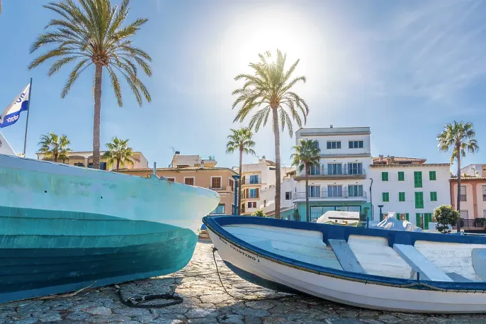 Framed Print : Small boats in the fishing harbor of Port d`Andratx, Mallorca, Balearic Islands, Spain Framed Print : Small boats in the fishing harbor of Port d`Andratx, Mallorca, Balearic Islands, Spain