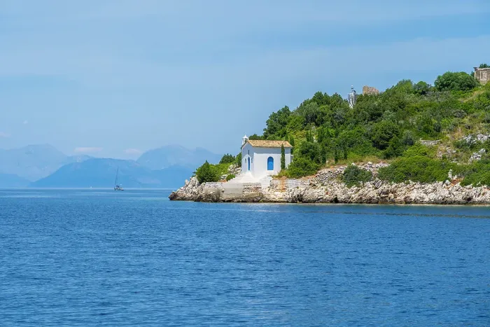 Framed Print : Small Chapel, Ithaca Island, Ionian Islands, Greek Islands, Greece Framed Print : Small Chapel, Ithaca Island, Ionian Islands, Greek Islands, Greece