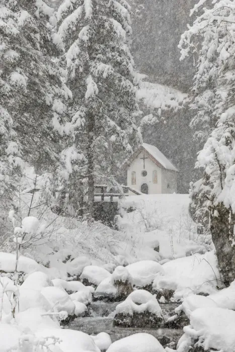 Framed Print : The small Church inside the Sottoguda Serrai Gorge at the foot of Marmolada (Sottoguda Framed Print : The small Church inside the Sottoguda Serrai Gorge at the foot of Marmolada (Sottoguda