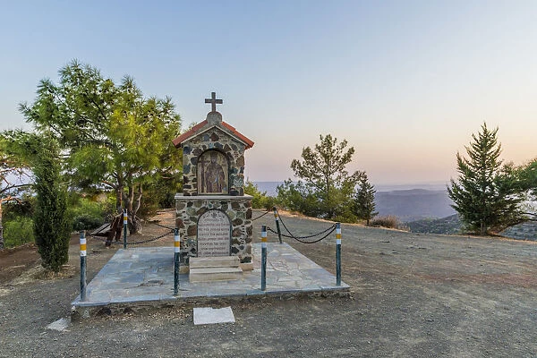 Small shrine near the Stavrovouni monastery, Cyprus