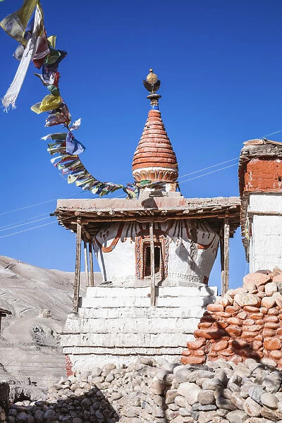 Small stupa, Lo Manthang, Upper Mustang region, Nepal