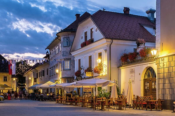 Small town of Radovljica, Upper Carniola region, Slovenia