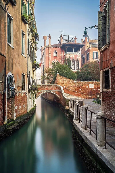 Small water canal, Venice, Veneto, Italy
