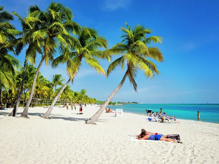 Framed Print : Smathers Beach, Key West, Florida, USA Framed Print : Smathers Beach, Key West, Florida, USA
