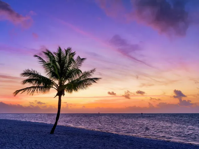 Framed Print : Smathers Beach, Sunrise Key West, Florida, USA