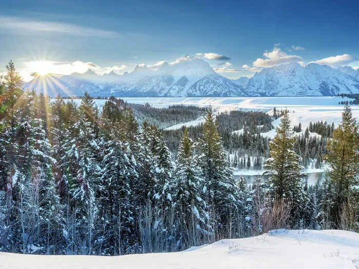 Framed Print : Snake River Overlook with the setting Sun in Winter, Winter Wonderland Grand Teton National Park, Wyoming, USA Framed Print : Snake River Overlook with the setting Sun in Winter, Winter Wonderland Grand Teton National Park, Wyoming, USA