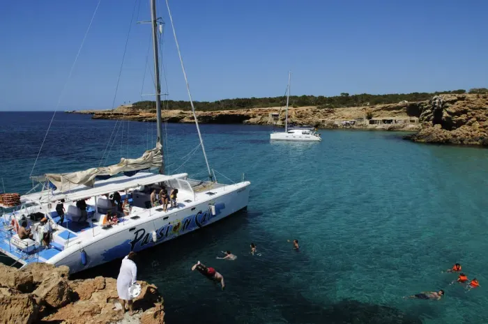 Framed Print : Snorkeling trips, Cala Conta, Ibiza, Ibiza and Formentera, Balearic Islands, Spain Framed Print : Snorkeling trips, Cala Conta, Ibiza, Ibiza and Formentera, Balearic Islands, Spain
