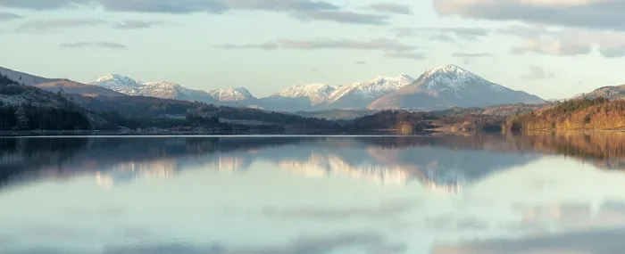 Framed Print : Snow-capped mountains reflected in Loch Garry, Lochaber, Scotland, February 2025 Framed Print : Snow-capped mountains reflected in Loch Garry, Lochaber, Scotland, February 2025