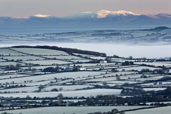 Framed Print : Snowdonia and the Preseli Hills from Foeldrygarn, Pembrokeshire Coast National Park Framed Print : Snowdonia and the Preseli Hills from Foeldrygarn, Pembrokeshire Coast National Park