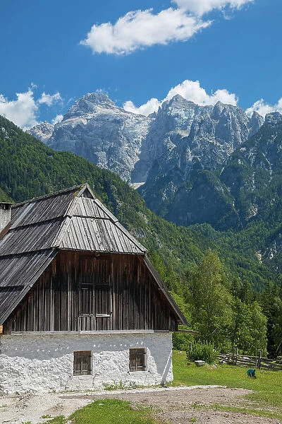 Soca valley above Trenta, Triglav National Park, Slovenia